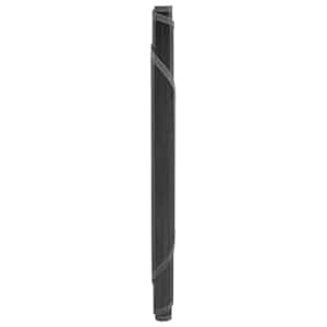 Koberec kulatý šedý 100 cm bambus - obrázek 3