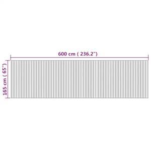 Paraván přírodní šířka 600 cm výška 165 cm bambus - obrázek 9