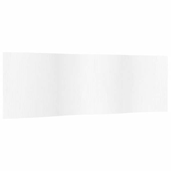 vidaXL ruumijagaja, valge, laius 600 cm, k&otilde;rgus 165 cm, bambus
