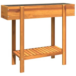 vidaXL k&otilde;rgendatud aia taimelava, 90 x 30 x 75 cm, akaatsiapuit