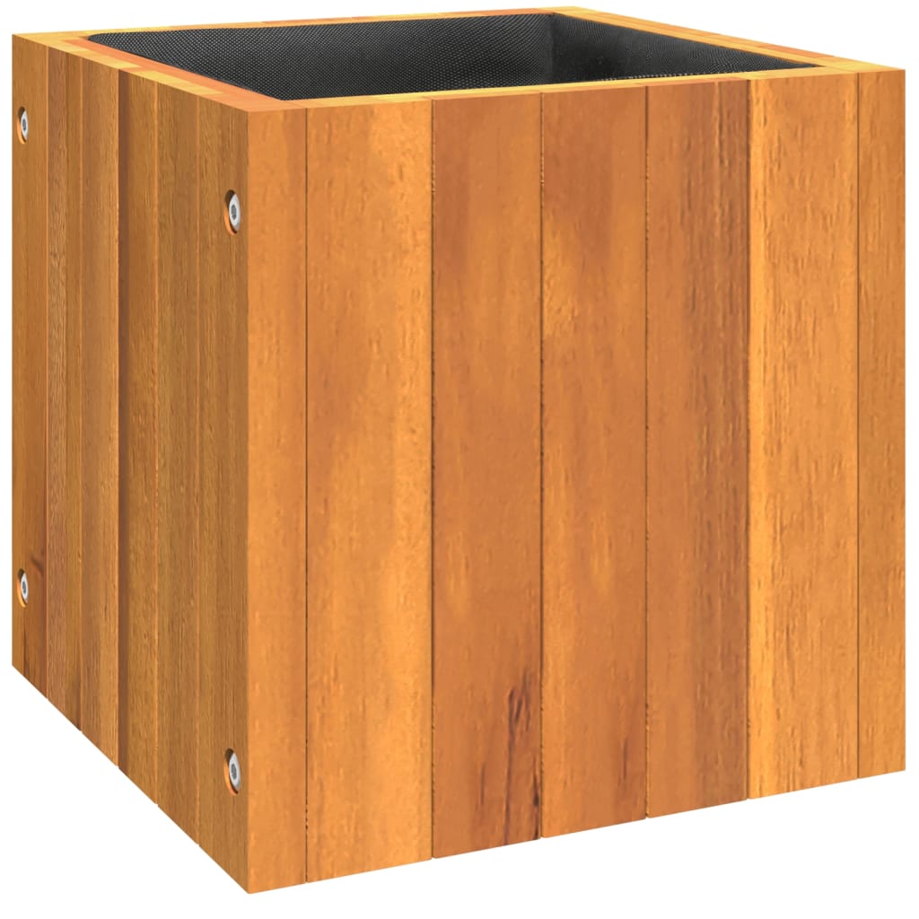 vidaXL Zahradní truhlík 25 x 25 x 25 cm masivní akáciové dřevo