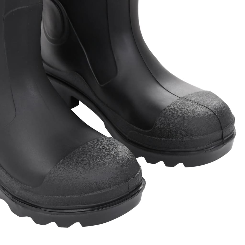  Topánky do dažďa čierne veľkosť 38 PVC