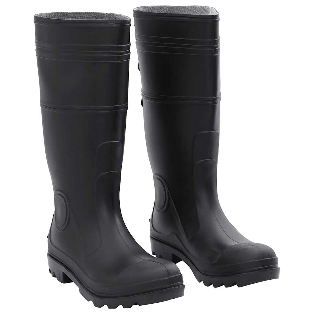 vidaXL Gummistiefel Schwarz Größe 41 PVC