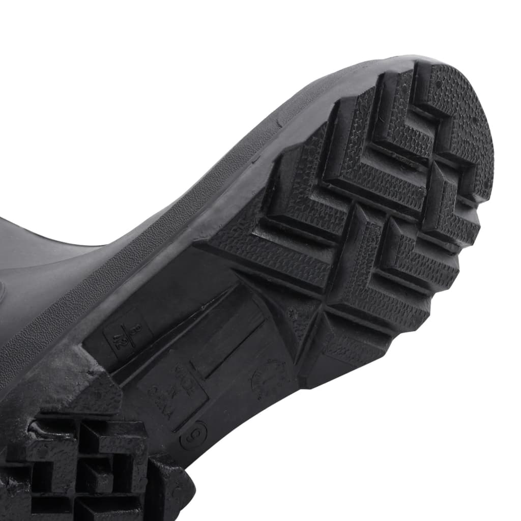  Topánky do dažďa čierne veľkosť 42 PVC