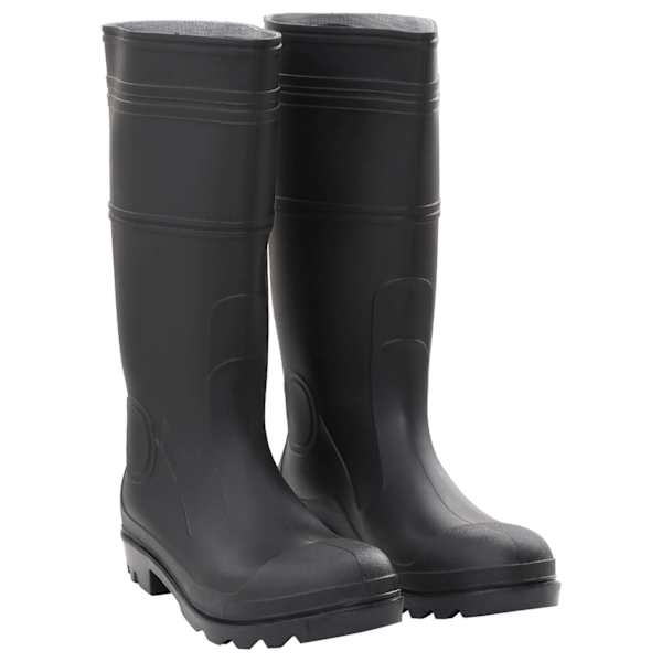 vidaXL kummikud, must, suurus 44, PVC