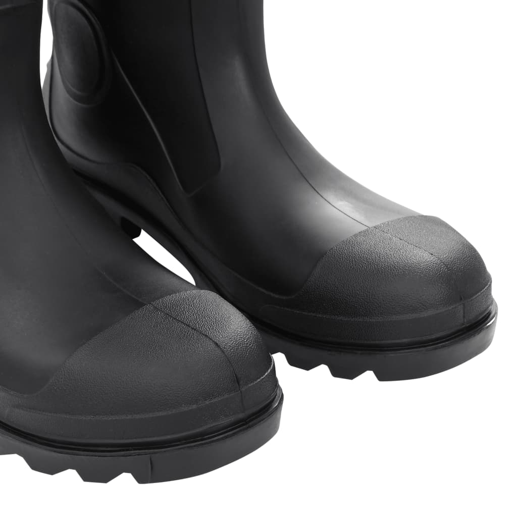 Topánky do dažďa čierne veľkosť 44 PVC