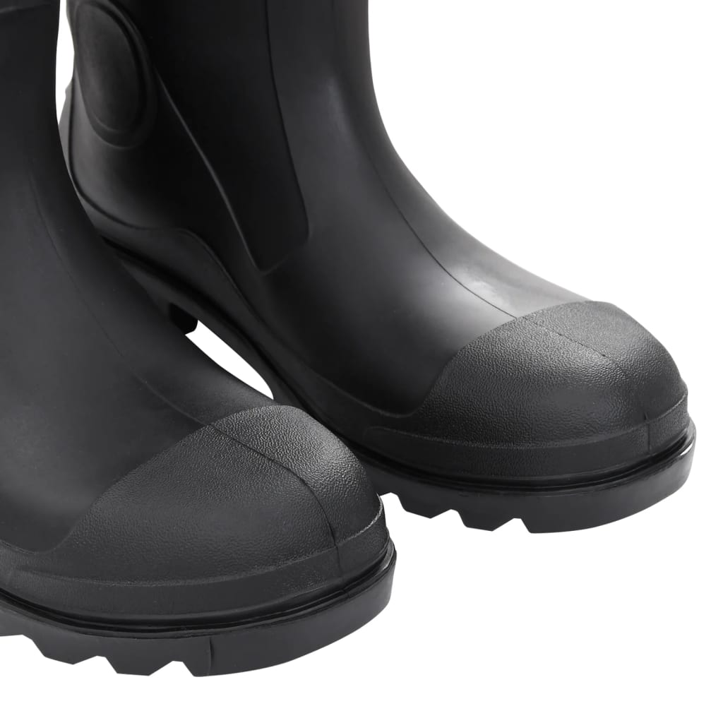  Topánky do dažďa čierne veľkosť 46 PVC