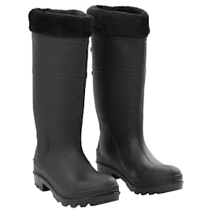 vidaXL eemaldatava voodriga kummikud, must, suurus 38, PVC