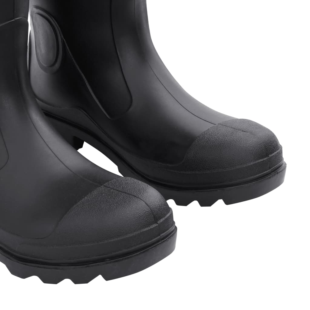  Topánky do dažďa s vyberateľnými ponožkami čierne veľk. 42 PVC