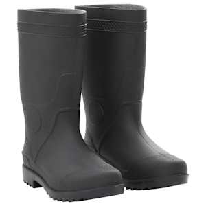 vidaXL kummikud, must, suurus 38, PVC