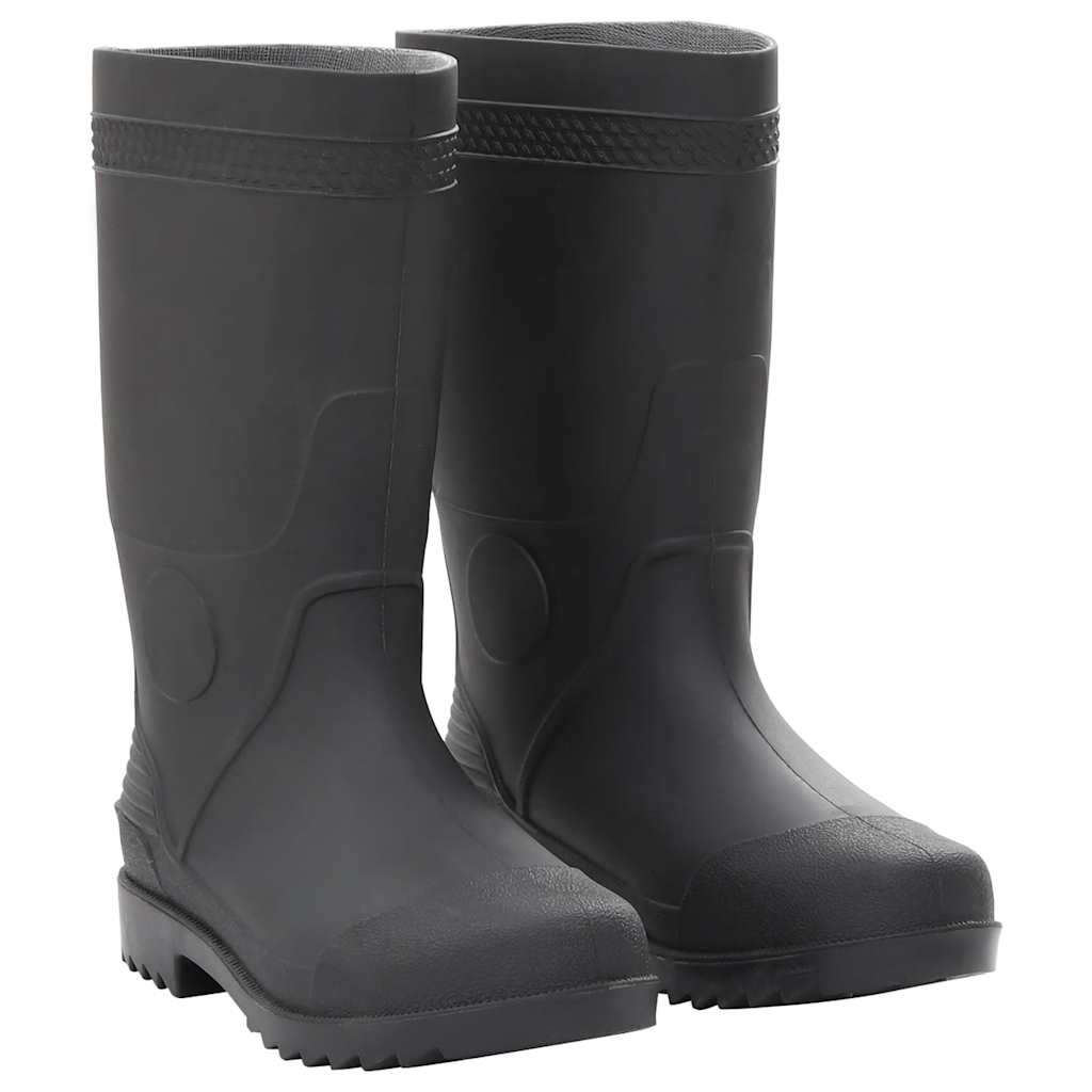 vidaXL Gummistiefel Schwarz Größe 38 PVC