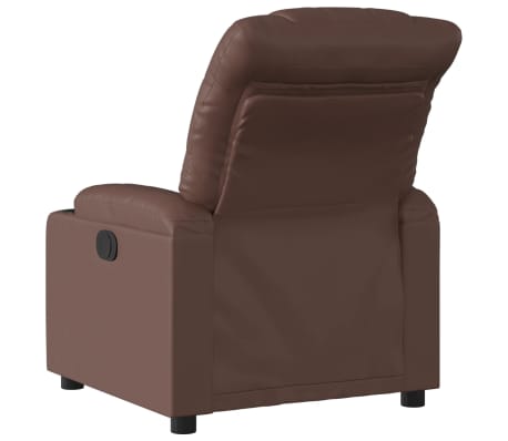 vidaXL Relaxsessel Braun Kunstleder