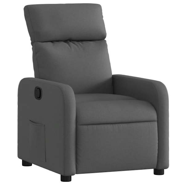 vidaXL reguleeritav tugitool, tumehall, kangas