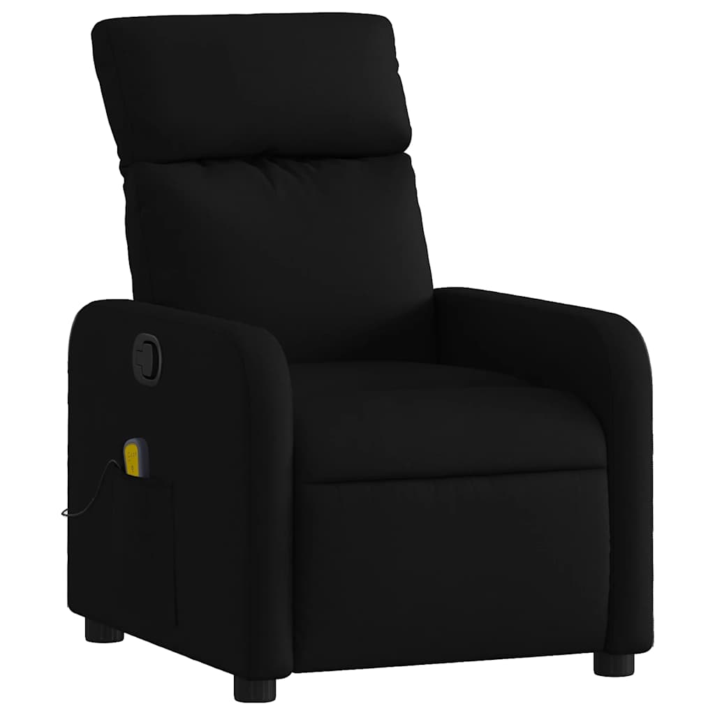 Thumbnail - vidaXL Massagesessel Schwarz Stoff