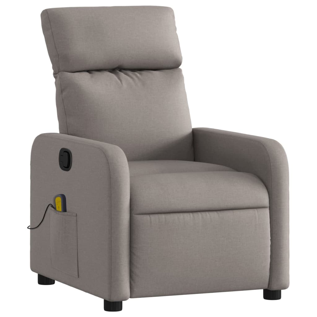 Thumbnail - vidaXL Massagesessel Taupe Stoff
