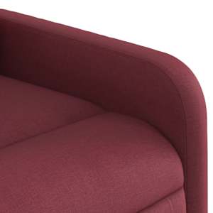 Polohovací křeslo vínové textil - obrázek 8