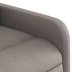 Masážní polohovací křeslo taupe textil - obrázek 9