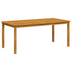 Zahradní jídelní stůl 180 x 90 x 75 cm masivní akáciové dřevo - obrázek 2
