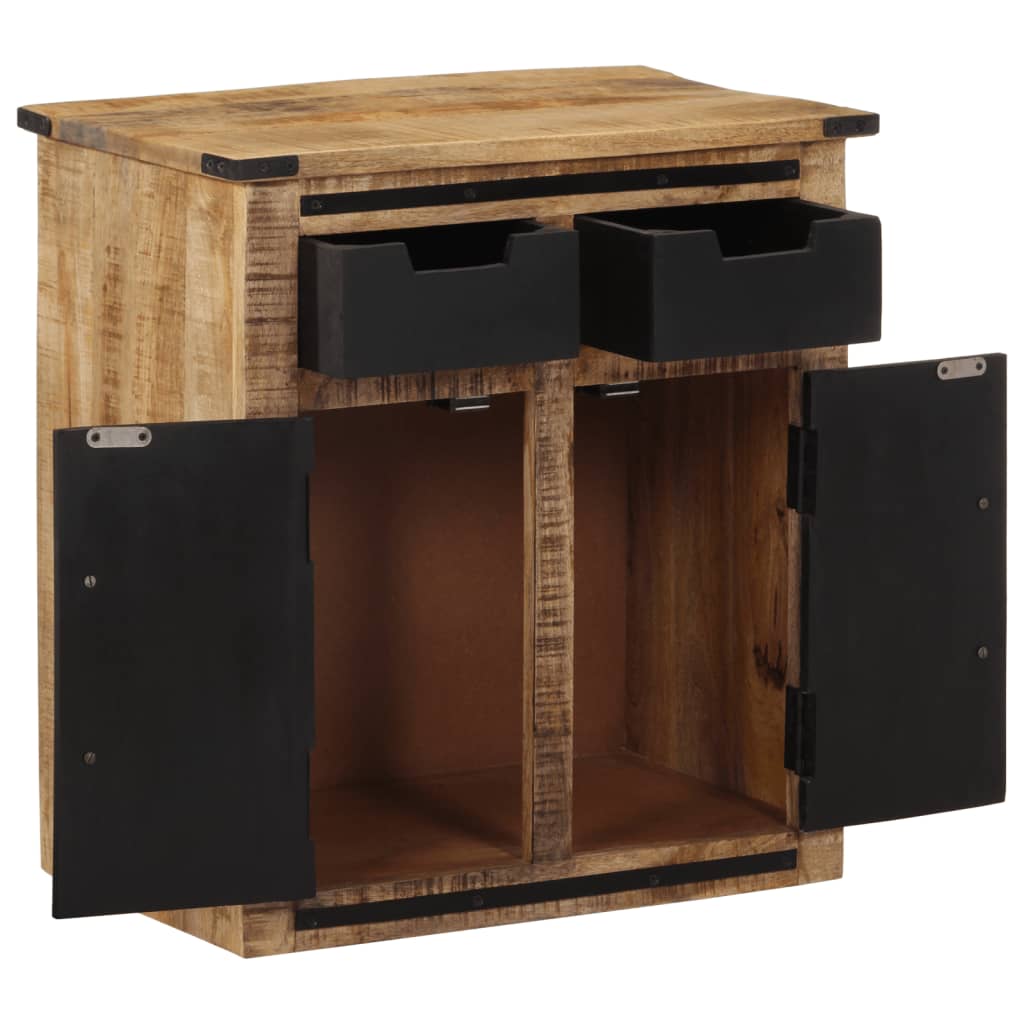Thumbnail - vidaXL Sideboard mit 2 Schubladen 55x35x60 cm Massivholz Mango