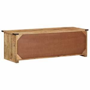 TV skříňka s dvířky 105 x 35 x 36 cm masivní mangovníkové dřevo - obrázek 5
