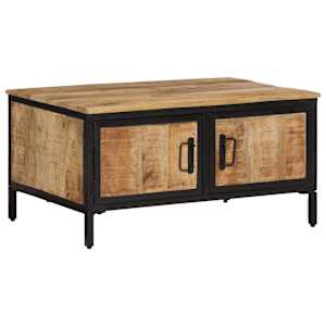 Konferenční stolek 80x50x40 cm masivní hrubé mangovníkové dřevo - obrázek 12