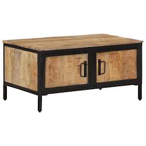 Konferenční stolek 80x50x40 cm masivní hrubé mangovníkové dřevo - obrázek 13