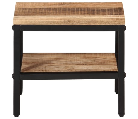 vidaXL Măsuță de cafea, 35x35x30 cm, lemn masiv de mango brut