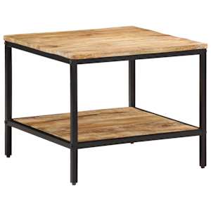 Konferenční stolek 55x55x45 cm masivní hrubé mangovníkové dřevo - obrázek 10