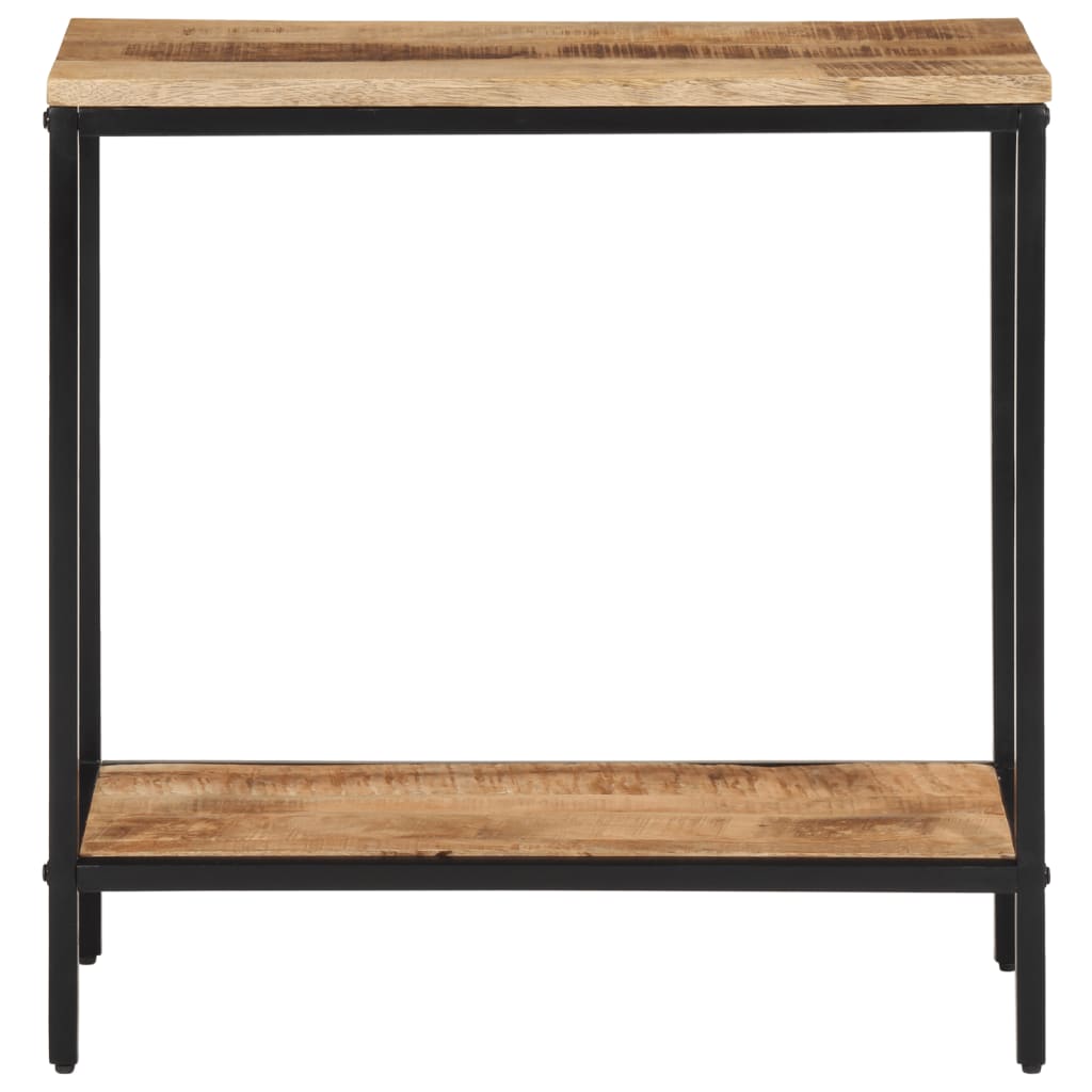 vidaXL Wandtafel 70x35x70 cm massief ruw mangohout afbeelding