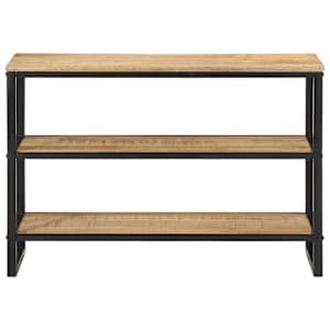 vidaXL Τραπέζι Κονσόλα 100x35x70 εκ. από Μασίφ Ακατέργαστο Ξύλο Μάνγκο