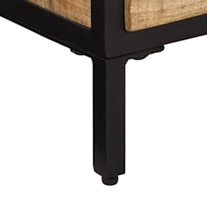 TV stolek 90 x 35 x 40 cm masivní hrubé mangovníkové dřevo - obrázek 8