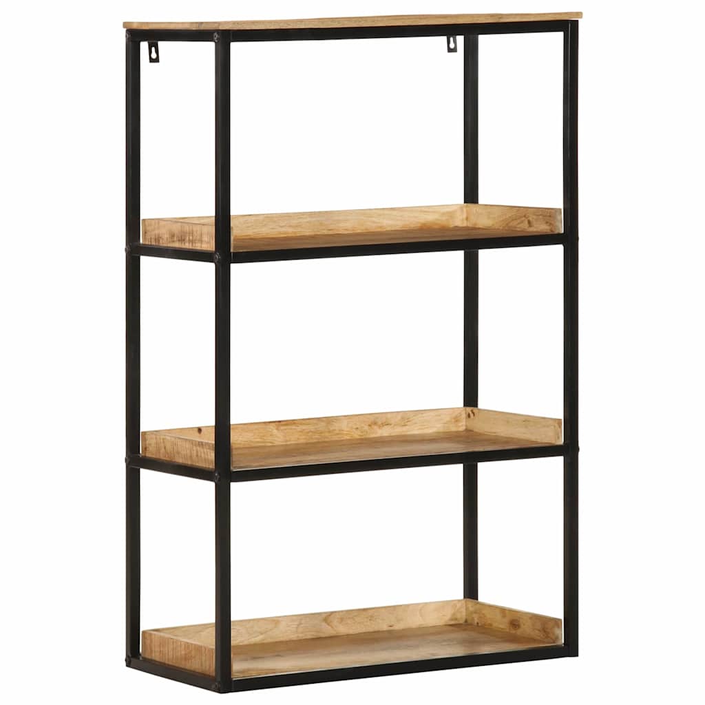 bogreol 70x35x110 cm Massivt træ groft mangotræ