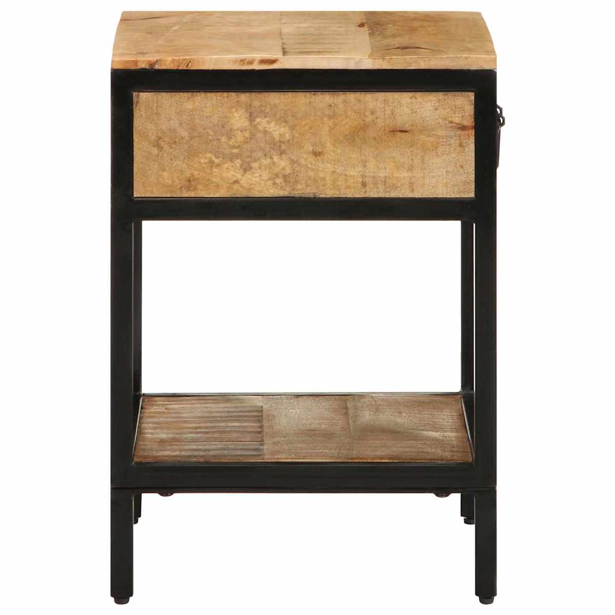 Sengebord Brun 40 x 35 x 50 cm Massiv mango træ og metal - Billede 6