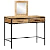 vidaXL Riietumislaud sahtliga Pruun 100 x 40 x 120 cm Mangopuit