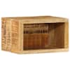 vidaXL &Ouml;&ouml;lambi kapp Pruun 40 x 30 x 25 cm Tugev mango puu