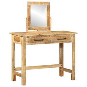 Kosmetický stůl Hnědá 100 x 40 x 120 cm Masivní mangové dřevo - obrázek 5