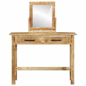 Kosmetický stůl Hnědá 100 x 40 x 120 cm Masivní mangové dřevo - obrázek 6