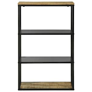 knihovna 70 x 35 x 110 cm Masivní magnovníkové dřevo - obrázek 3