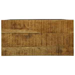 knihovna 70 x 35 x 110 cm Masivní magnovníkové dřevo - obrázek 6