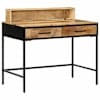 vidaXL Konsoollaud Pruun 100 x 55 x 89.5 cm Soe mango puit ja metal