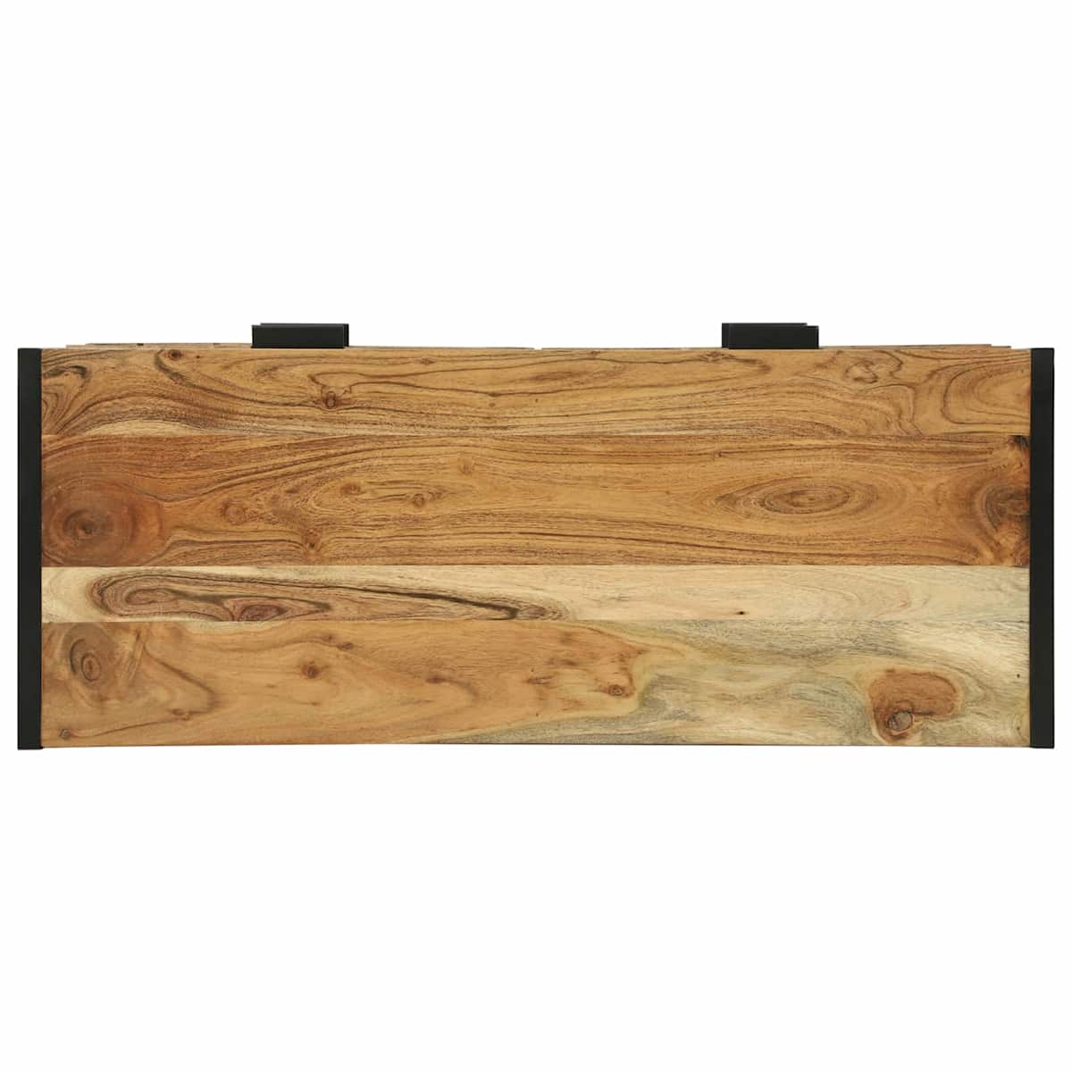 Konsolbord med skuffe Brun 90 x 35 x 80 cm Massivt Akacietræ - Billede 8