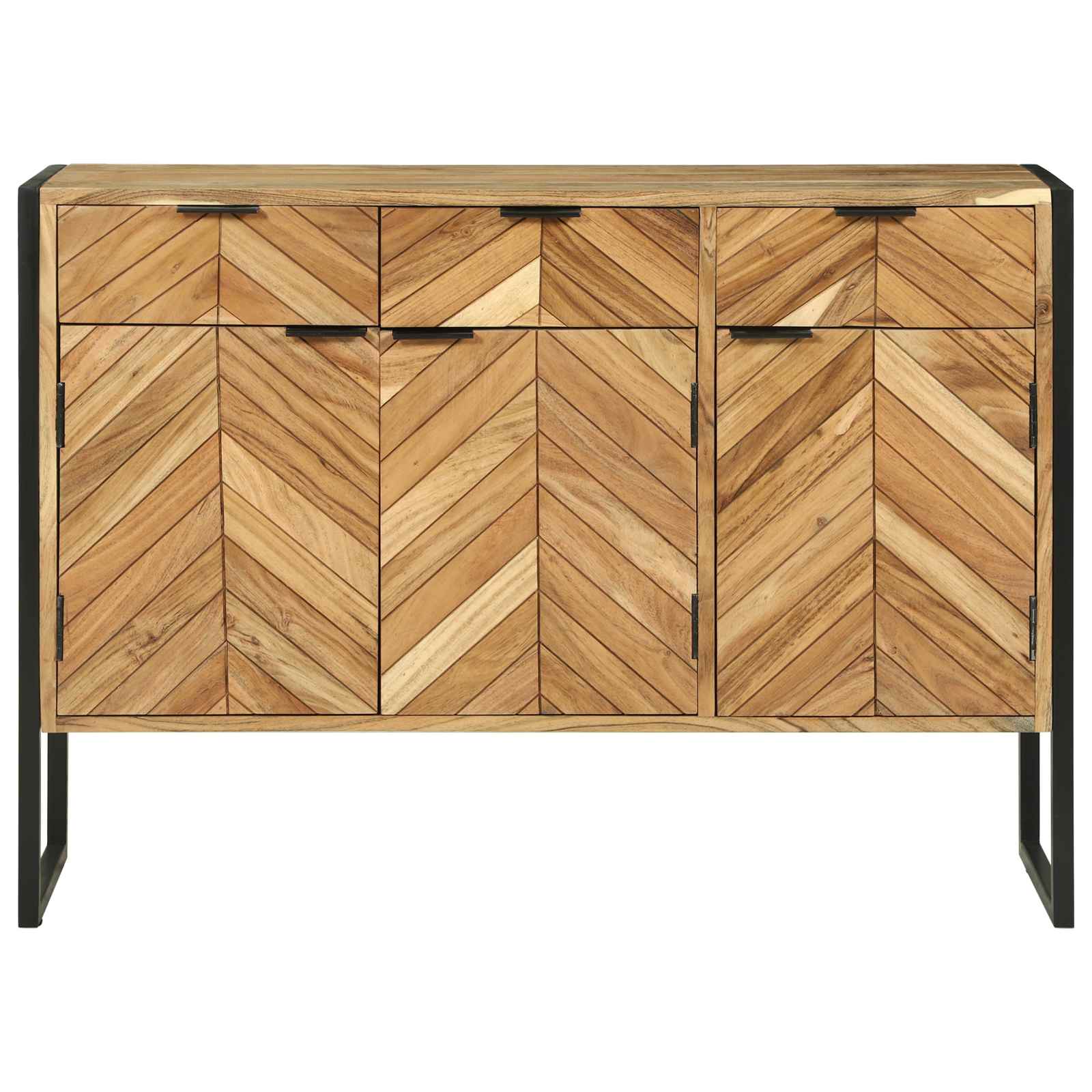 Dressoir 100 x 30 x 75 cm Massief acaciahout image 5