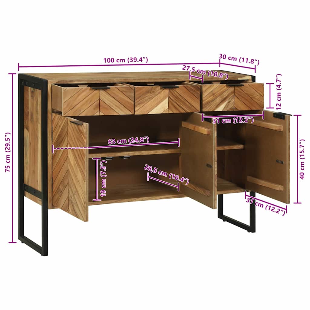 Sideboard size guide