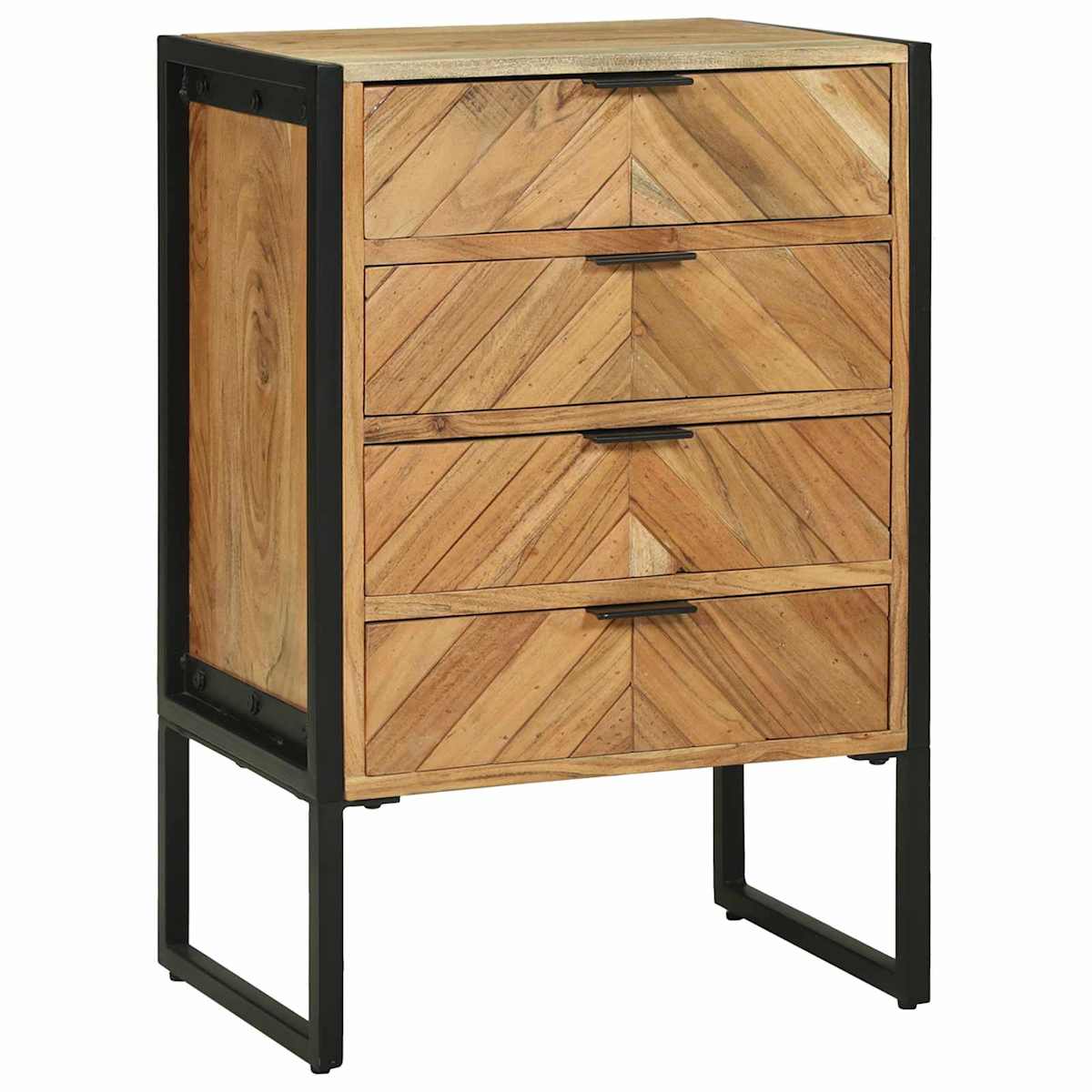 Sideboard 50 x 35 x 75 cm Massivt akacietræ - Billede 3