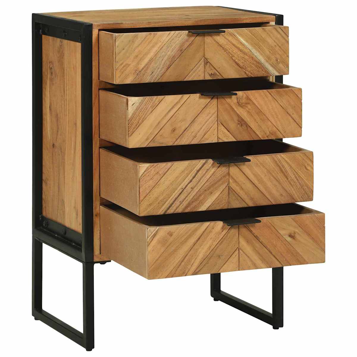 Sideboard 50 x 35 x 75 cm Massivt akacietræ - Billede 4