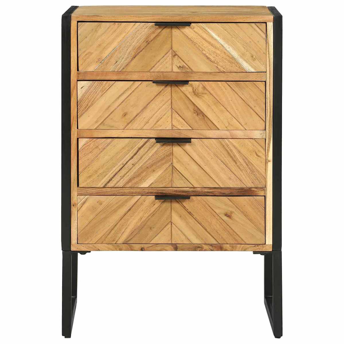 Sideboard 50 x 35 x 75 cm Massivt akacietræ - Billede 5