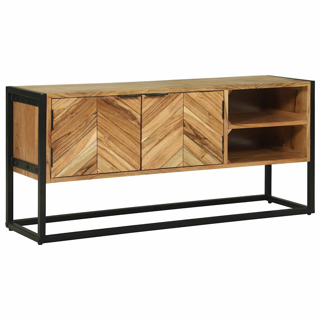 vidaXL TV-meubel 110x30x50 cm Massief Acaciahout