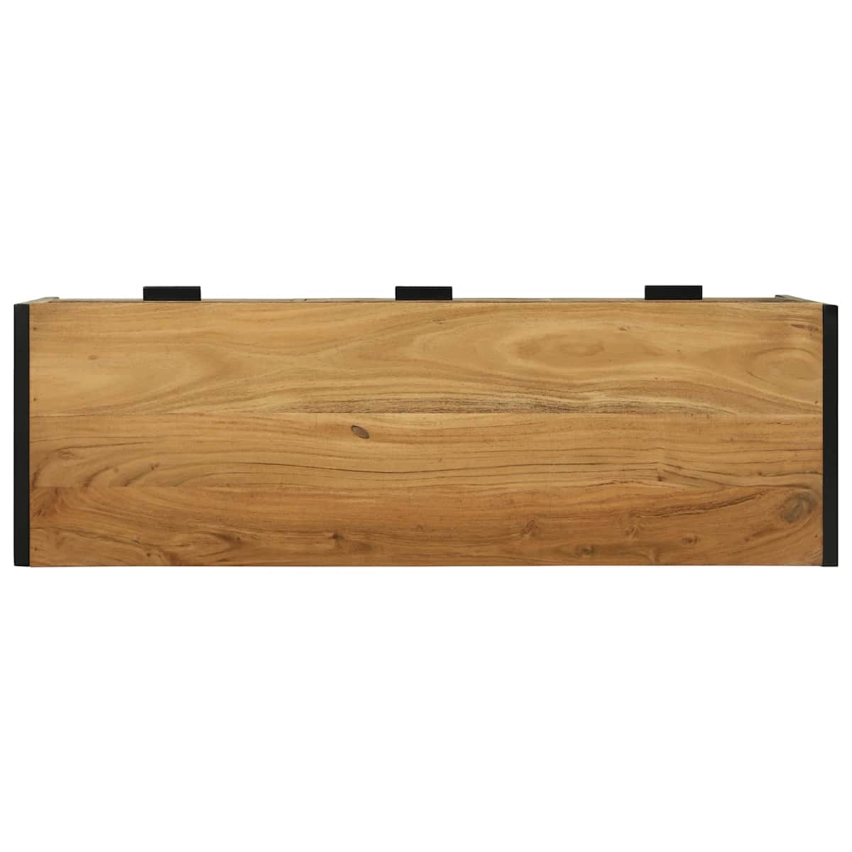 TV-skab med skuffe Brun 100 x 35 x 50 cm Massivt Akacietræ - Billede 8