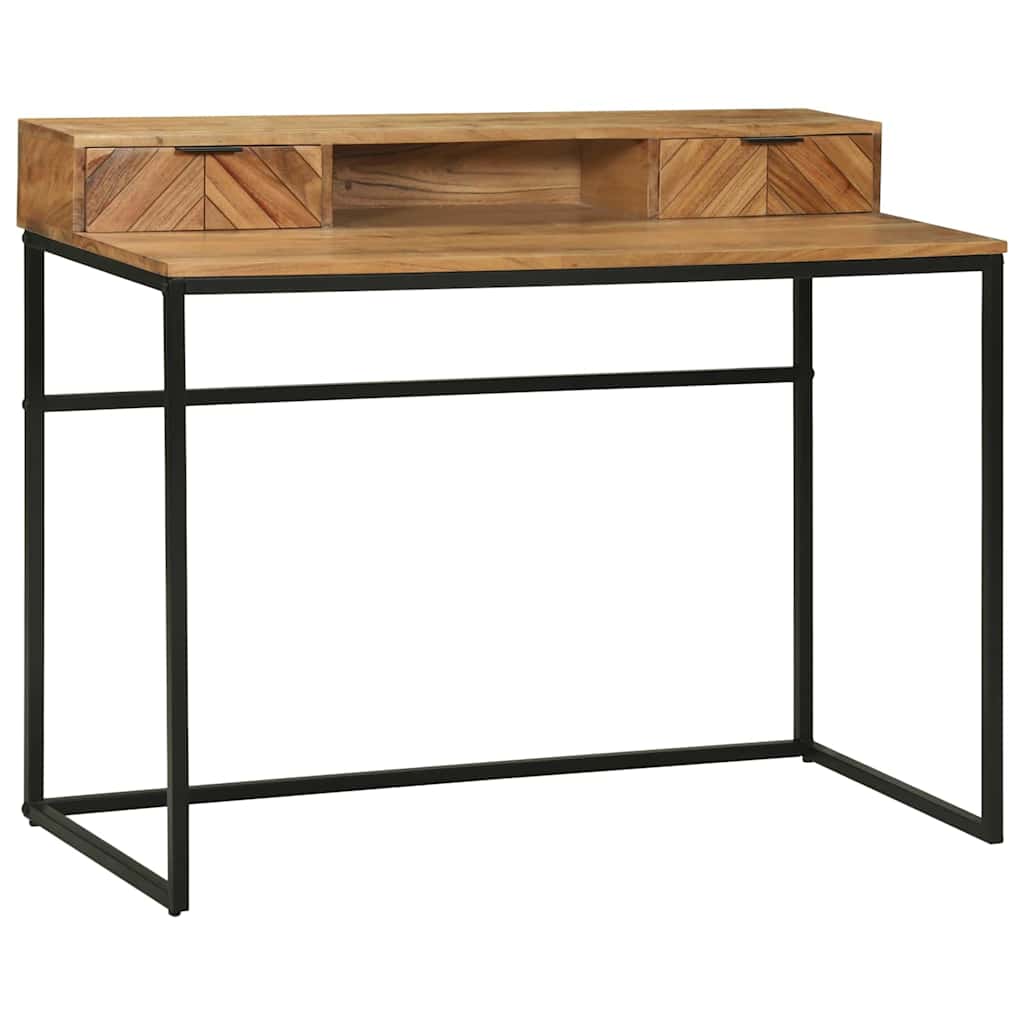 Bureau 110x50x87 cm en bois massif d'acacia