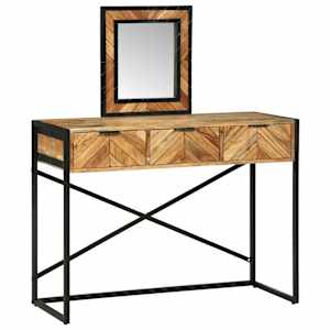 vidaXL Riietumislaud Pruun 100 x 40 x 120 cm Tugev akatsiapuu